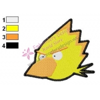 Chocobo Angry Birds Embroidery Design